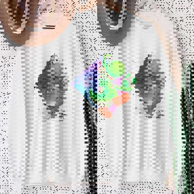 ザ・スーパーマリオギャラクシー・ムービーyoshi In Action スウェットシャツ 年配の女性への贈り物