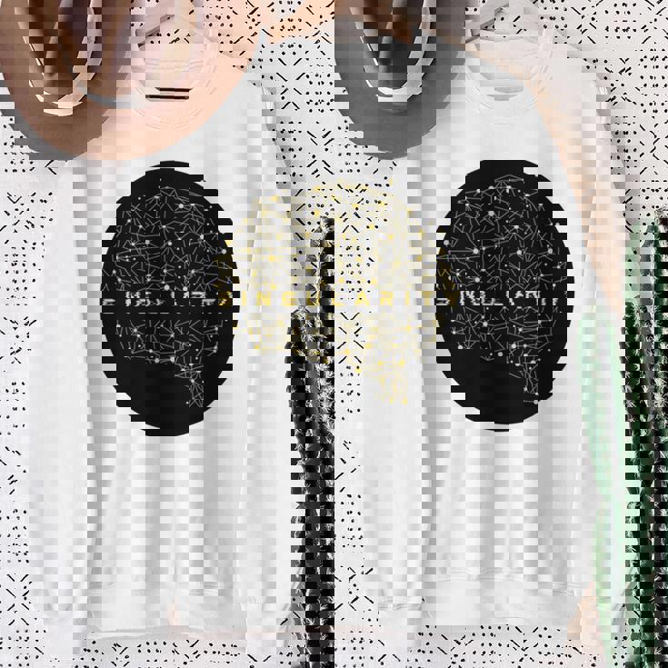 シンギュラリティ 強力ジェネレーティブai人工知能データ 長袖tシャツ スウェットシャツ 年配の女性への贈り物