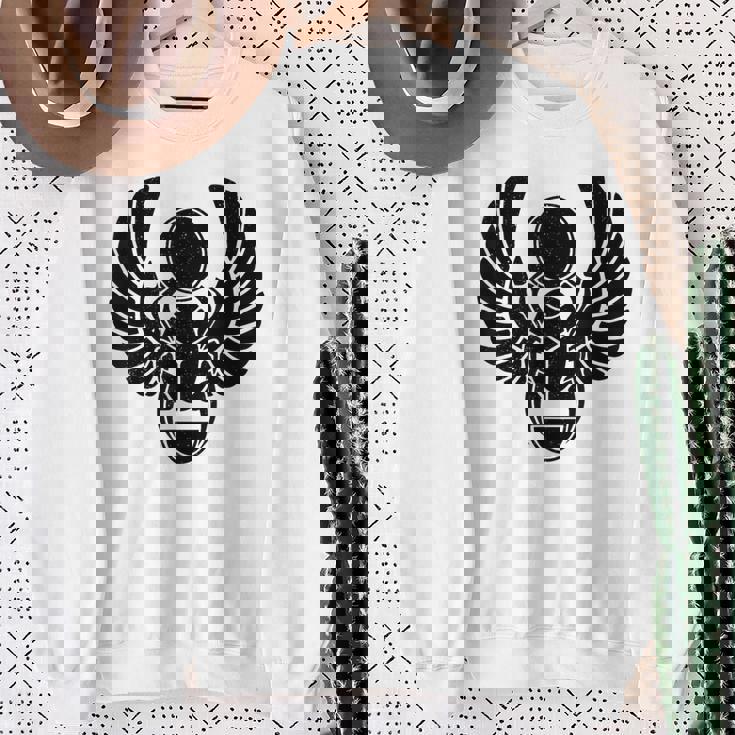 スカラベ カブトムシ 古代エジプトのシンボル スウェットシャツ 年配の女性への贈り物