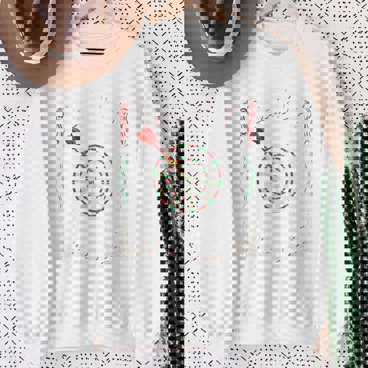 バックプリント ダーツ スポーツ ダーツボード アローダーツクラブ協会 スウェットシャツ 年配の女性への贈り物