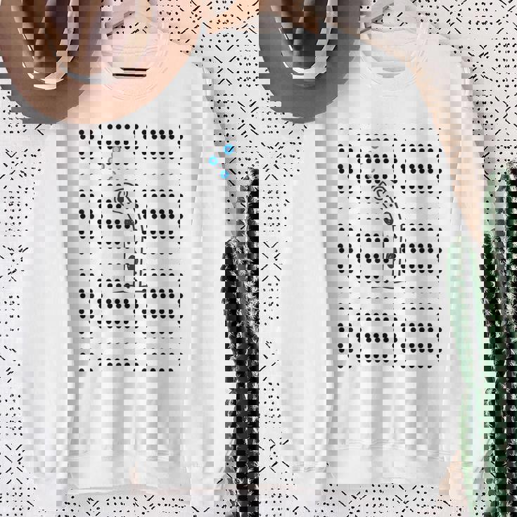 チンアナゴ《ドット柄 水玉模様》【どうぶつフレンズ】魚 水族館の生き物 かわいい 面白い 動物 スウェットシャツ 年配の女性への贈り物