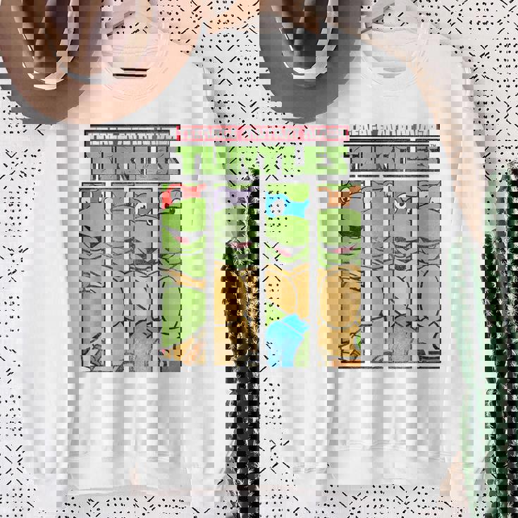 ティーンエイジ・ミュータント・ニンジャ・タートルズ フェイスパネル グラフィックtシャツ スウェットシャツ 年配の女性への贈り物