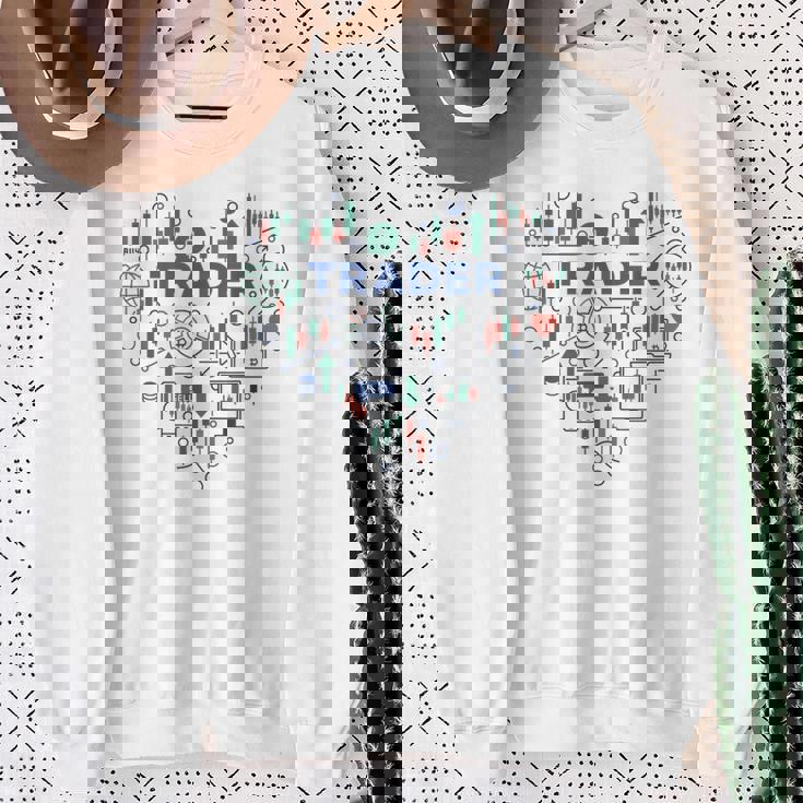 トレーダーハート I Love Cryptocurrencyトレーディング 暗号トレーダー スウェットシャツ 年配の女性への贈り物