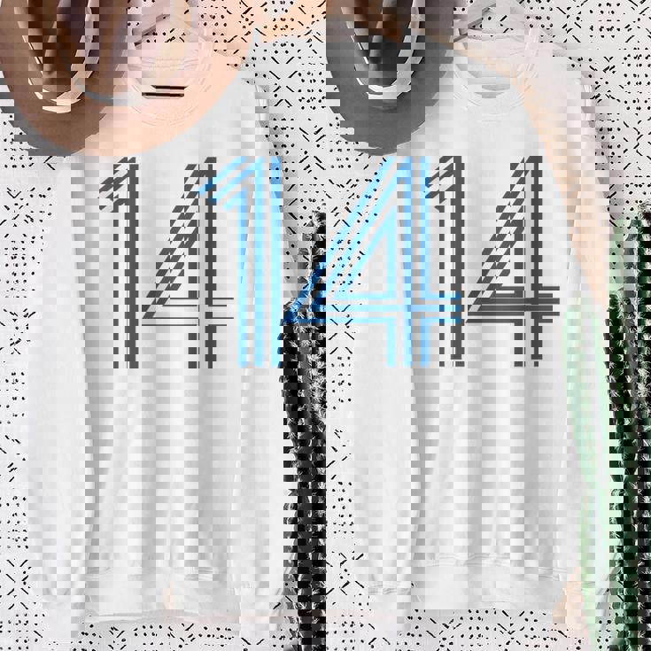 ナンバー14 シャツ レトロユニフォーム ヨーロッパスタイル バックプリントジャージ スウェットシャツ 年配の女性への贈り物