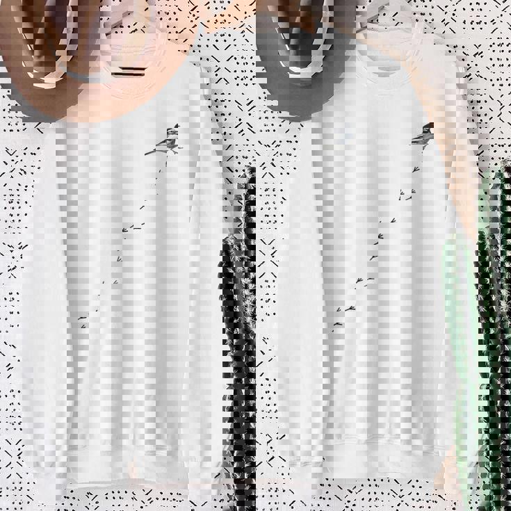 ハクセキレイ スウェットシャツ 年配の女性への贈り物