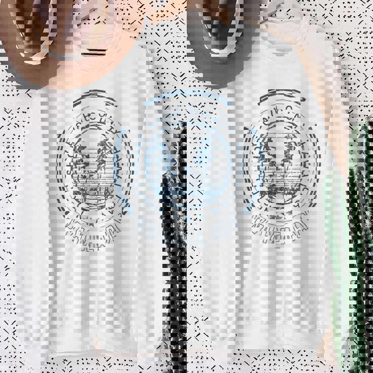 ハワイ ワイメア ベイ ノースショア オアフ島 長袖tシャツ スウェットシャツ 年配の女性への贈り物