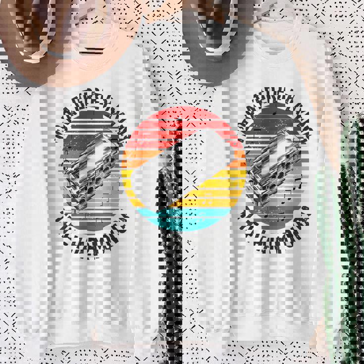 ハーモニカプレーヤー メンズ レディース ファニー ハーモニスト ハーピスト スウェットシャツ 年配の女性への贈り物