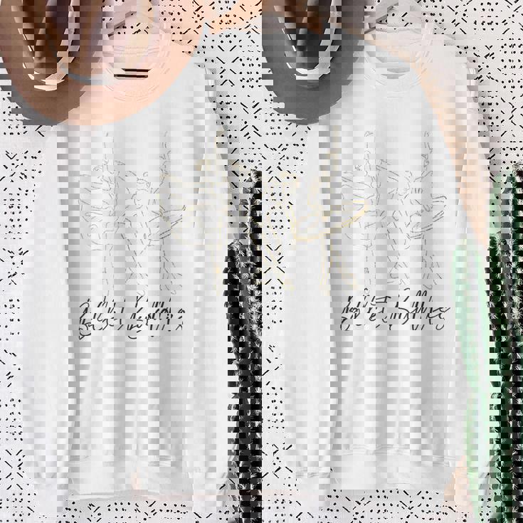 バレエ ダンサー ダンスガール バレリーナ フレンズ Besties バレエ スウェットシャツ 年配の女性への贈り物