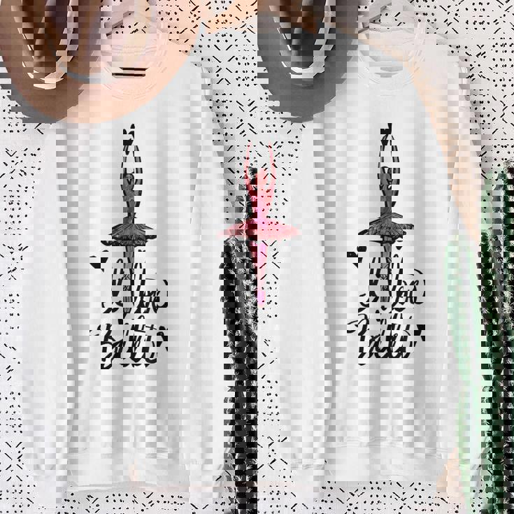 バレエ大好き スウェットシャツ 年配の女性への贈り物