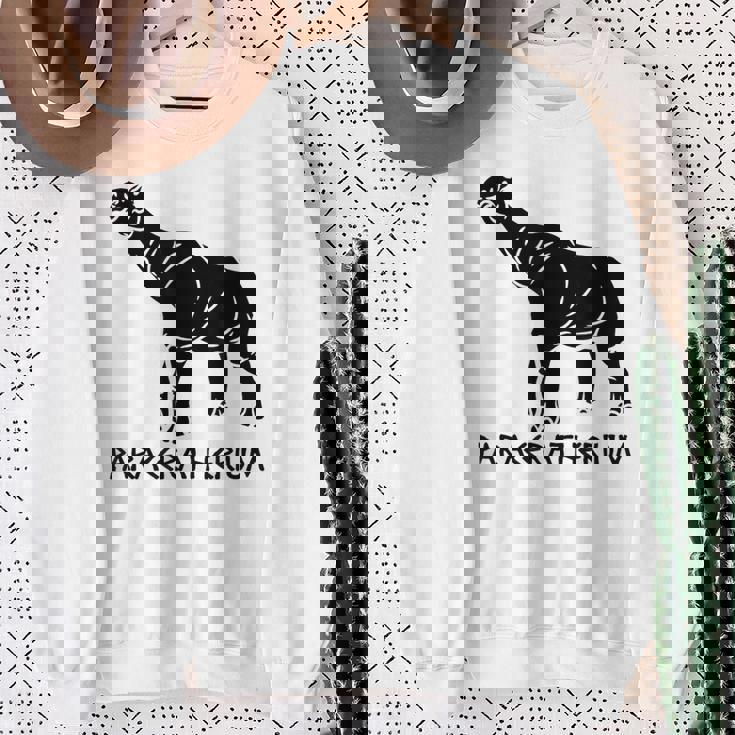 パラケラテリウム 絶滅動物 サイ 古生物学 スウェットシャツ 年配の女性への贈り物