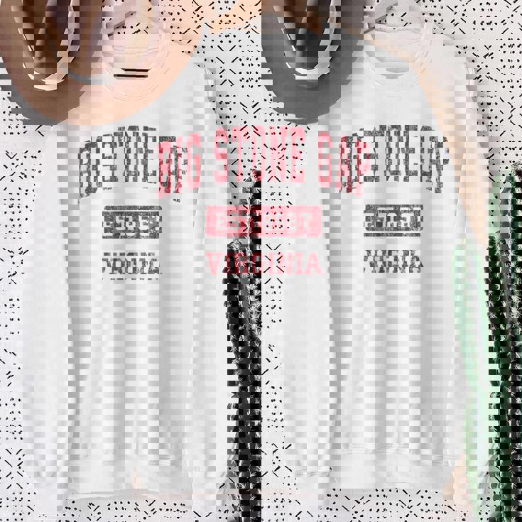 ビッグストーンギャップ バージニアバージニアva ヴィンテージスポーツデザイン レッドデザイン スウェットシャツ 年配の女性への贈り物