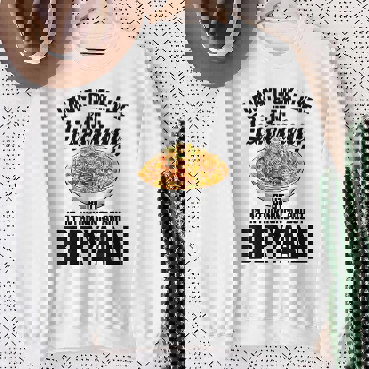 ビリヤニ マサラ パキスタン フードペースト ハンディポット ビリヤニ スウェットシャツ 年配の女性への贈り物