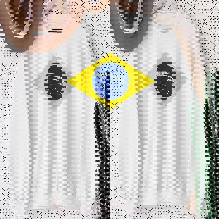 ブラジルの国旗ブラジル スウェットシャツ 年配の女性への贈り物