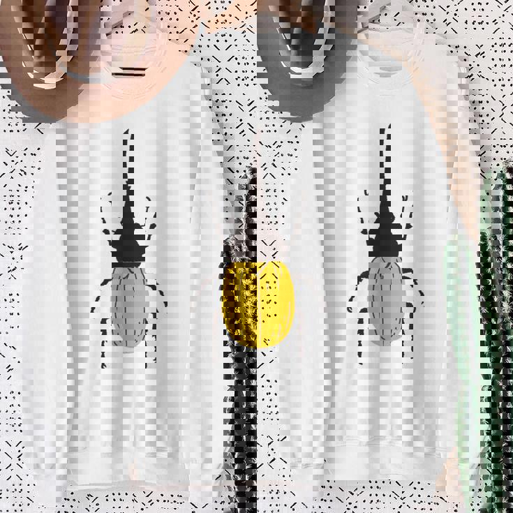 ヘラクレスオオカブト _昆虫_カブトムシ 長袖tシャツ スウェットシャツ 年配の女性への贈り物