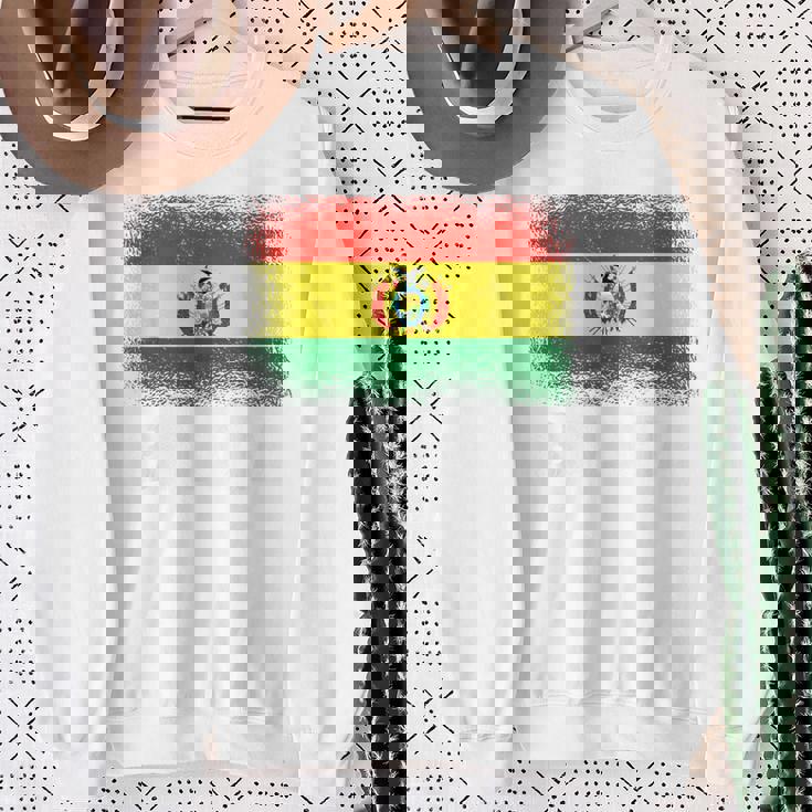 ボリビア国旗ボリビア スウェットシャツ 年配の女性への贈り物