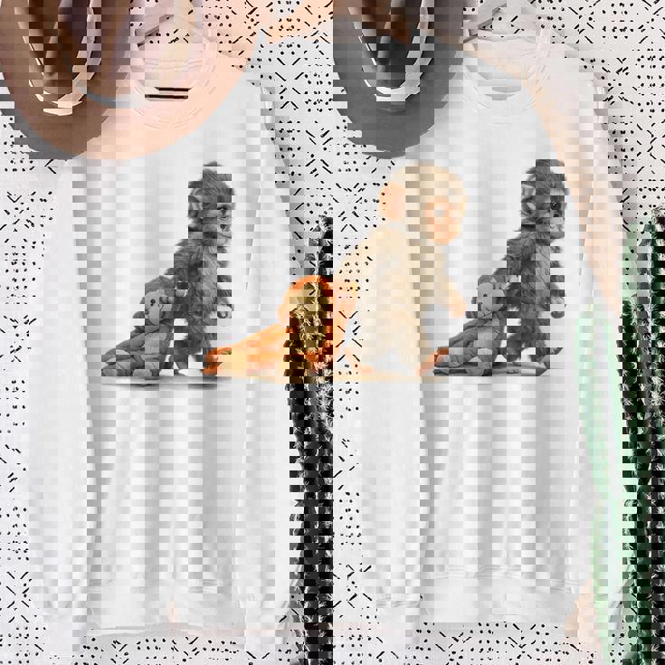 モンキーパンチ ベビー マカク リトルパンチ ビッグ キュート ラブ ぬいぐるみ スウェットシャツ 年配の女性への贈り物