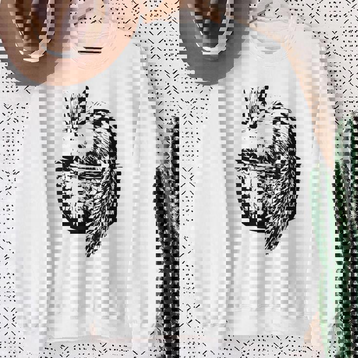 リスちゃん リス シマリス モチーフ げっ歯類 動物 カラフル デザイン スウェットシャツ 年配の女性への贈り物