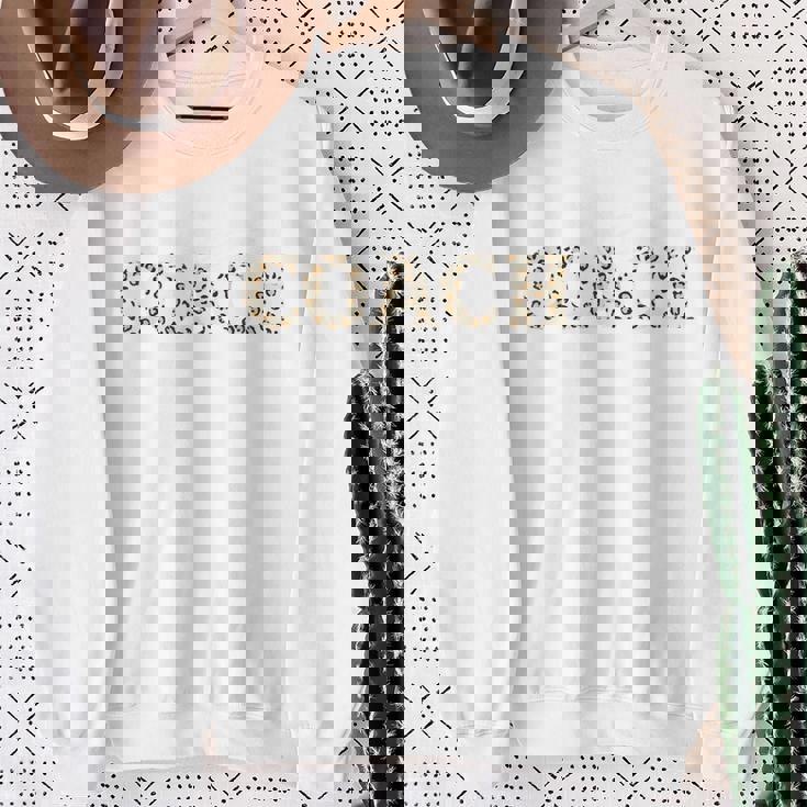 レオパードデザインのチアリーディングコーチ 面白いチアコーチ スウェットシャツ 年配の女性への贈り物