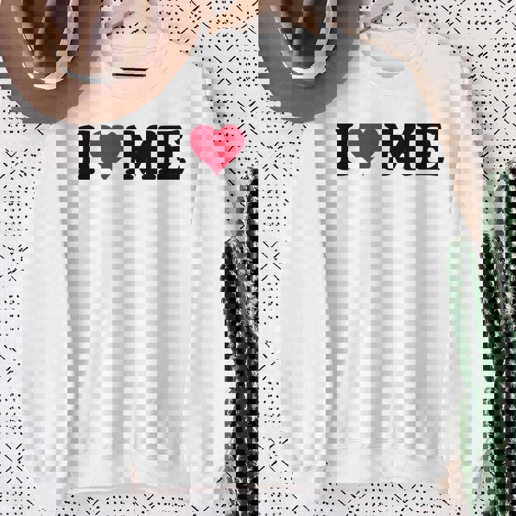 レッドハートデザイン I Love Me スウェットシャツ 年配の女性への贈り物