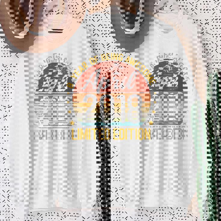 レトロ2018年3月限定版 8歳8歳の誕生日 スウェットシャツ 年配の女性への贈り物