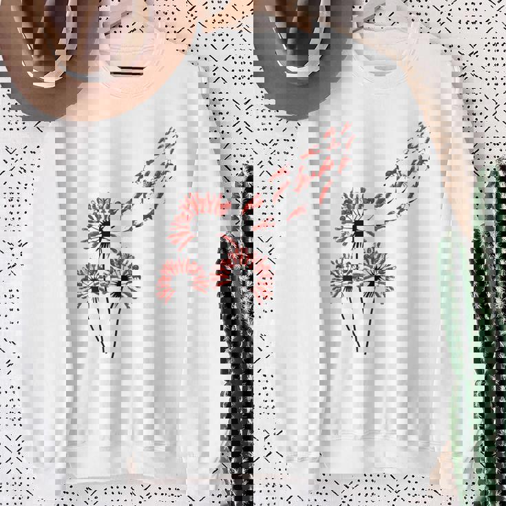 ロブスター愛好家のためのフラワータンポポロブスターシャツ スウェットシャツ 年配の女性への贈り物