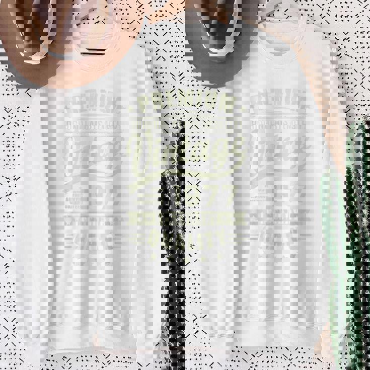 ヴィンテージ 1977 男性用 レトロ 面白い 1977 誕生日 スウェットシャツ 年配の女性への贈り物