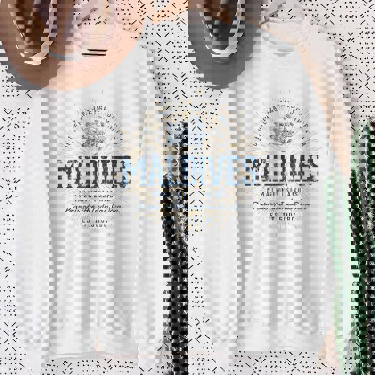 ヴィンテージ モルディブ レトロ スウェットシャツ 年配の女性への贈り物