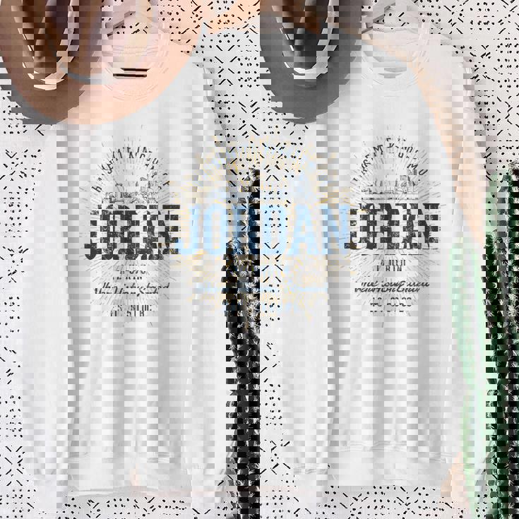 ヴィンテージ ヨルダン レトロ スウェットシャツ 年配の女性への贈り物