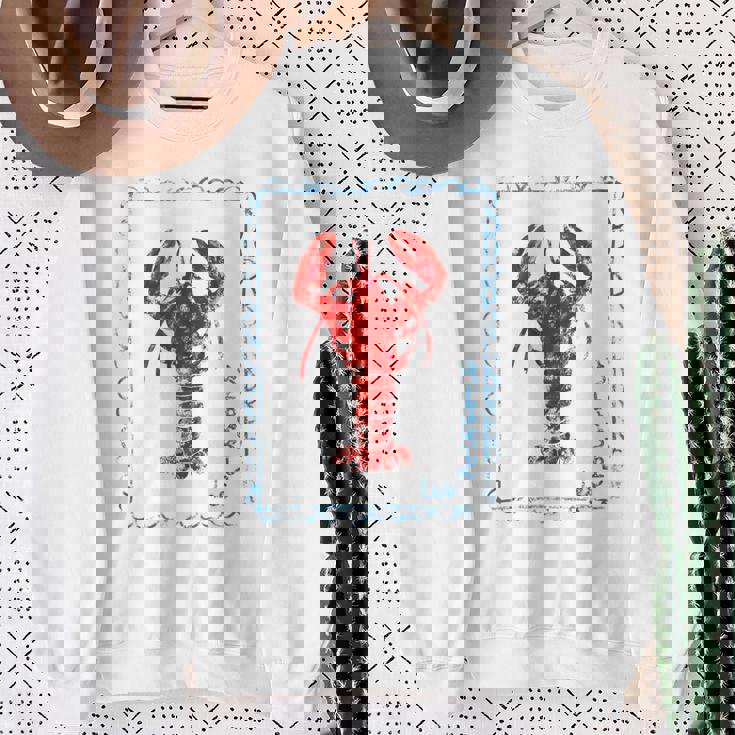 ヴィンテージレッドロブスター スウェットシャツ 年配の女性への贈り物