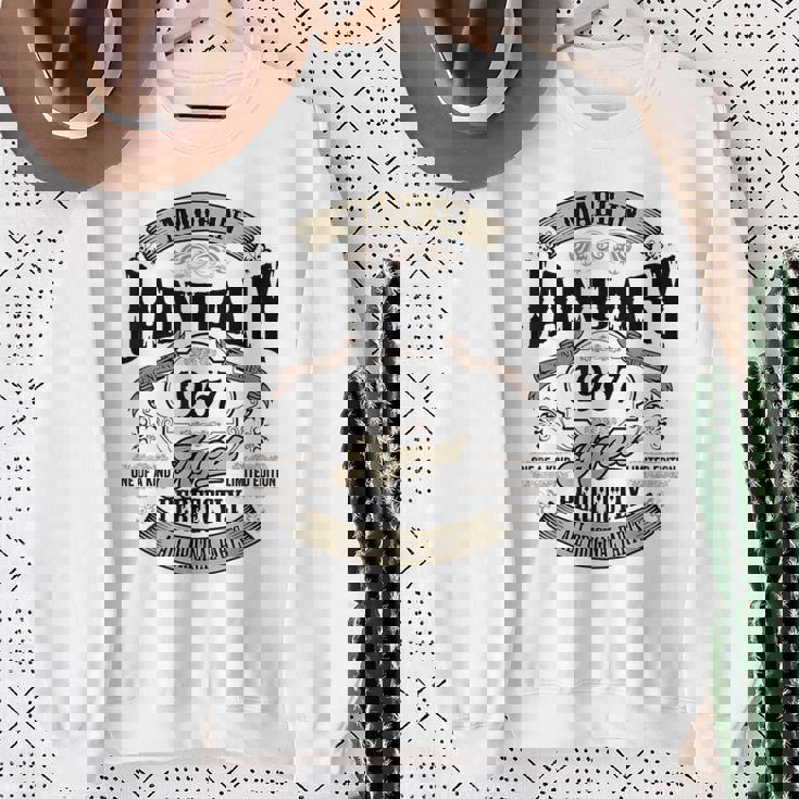 ヴィンテージ還暦伝説 1967年1月 60歳の贈り物 スウェットシャツ 年配の女性への贈り物