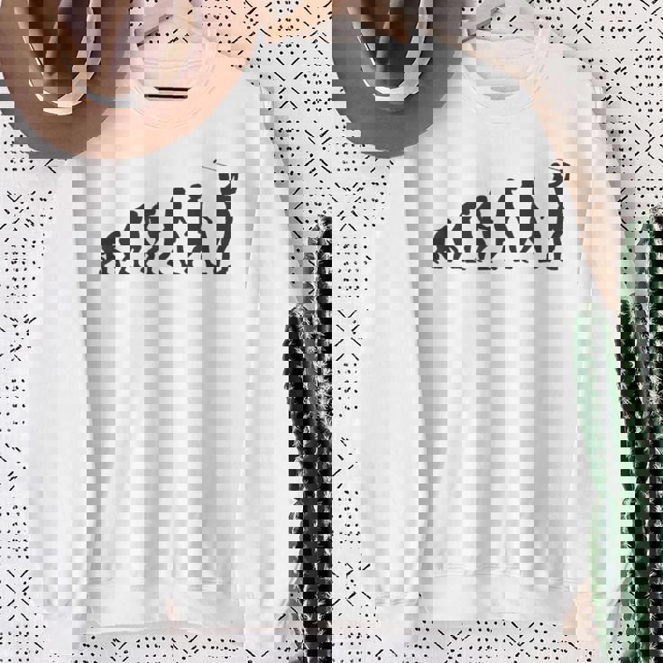 人類の進化 ネタ ゴルファー ゴルフ ゴルフ好き ゴルフファン おもしろ ゴルフ部 スウェットシャツ 年配の女性への贈り物