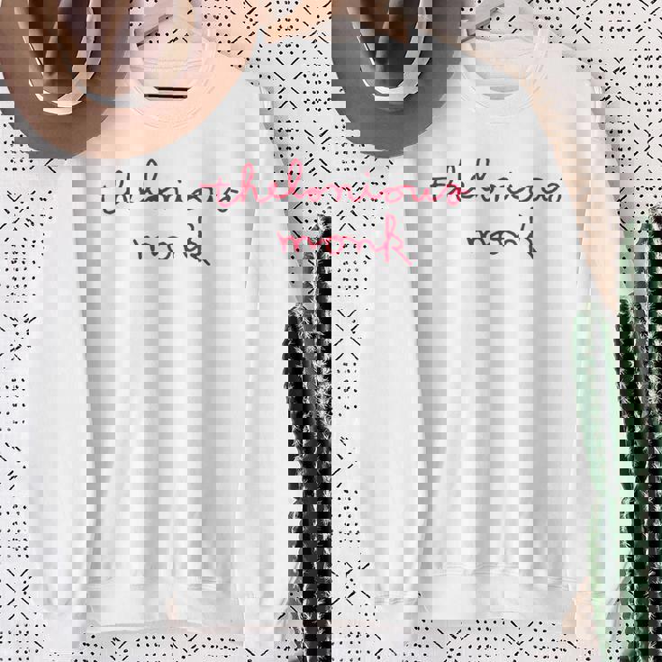 公式セロニアス・モンク・ジャズ・アイコングッズ カレッジ罫線入り スウェットシャツ 年配の女性への贈り物