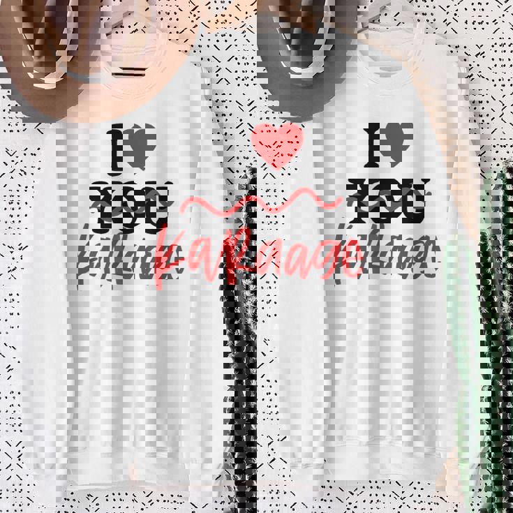 唐揚げ大好き スウェットシャツ 年配の女性への贈り物