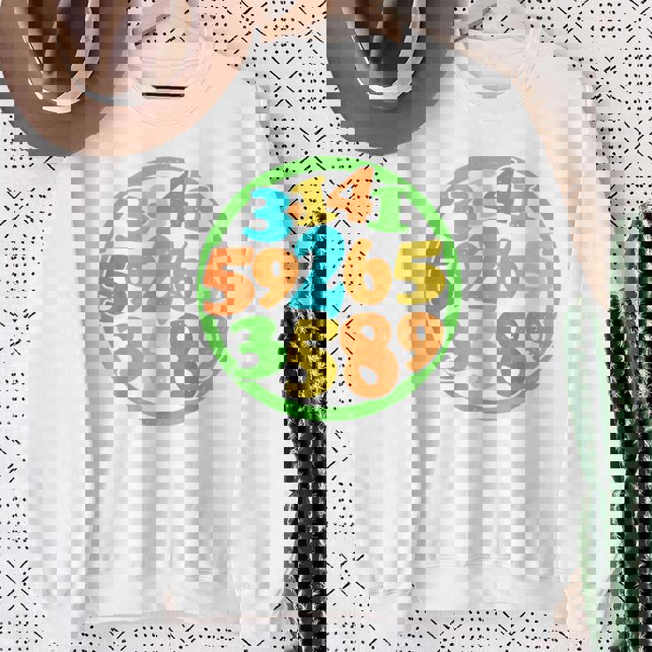 数字円周率ティー スウェットシャツ 年配の女性への贈り物