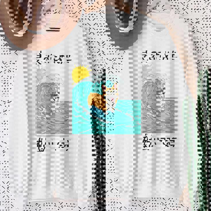 犬のために働いてます コーギー犬 わんこ メンズ 犬好き グッズ おもしろ 面白い 服 ネタ わんこ スウェットシャツ 年配の女性への贈り物