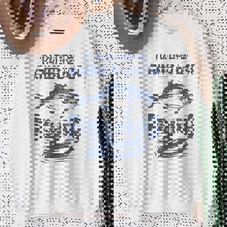 私はむしろなりたい-フィッシャーフィッシャーマンカンパチ釣り スウェットシャツ 年配の女性への贈り物