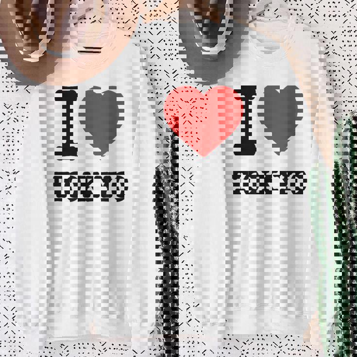 私は東京が大好きです I Love Tokyo スウェットシャツ 年配の女性への贈り物