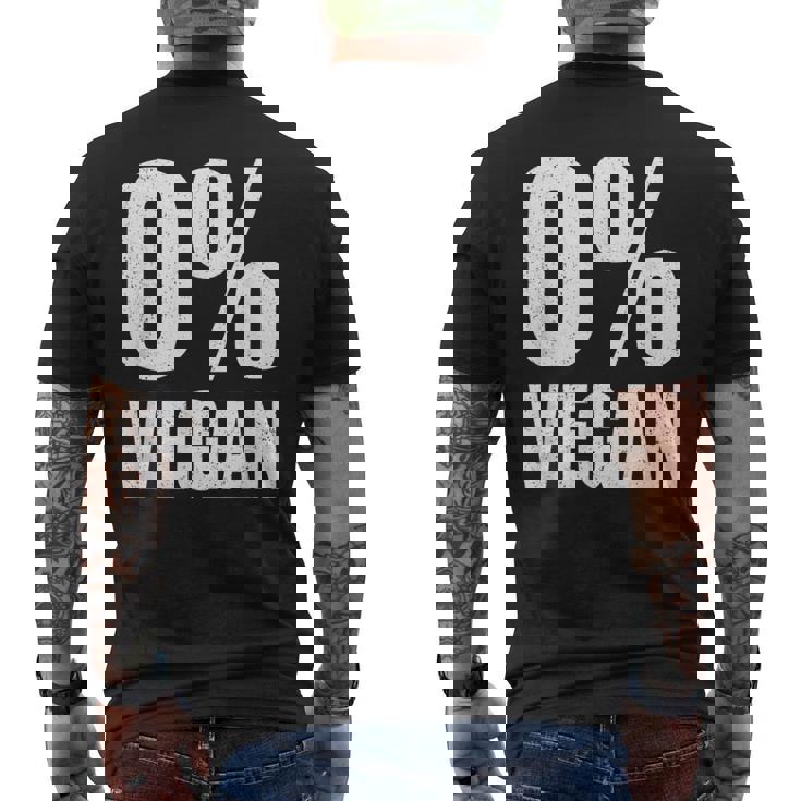 0 ビーガンゼロ パーセントビーガンカーニボア メンズTシャツ バックプリント