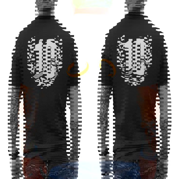 10年目10年目の結婚記念日リース メンズTシャツ バックプリント