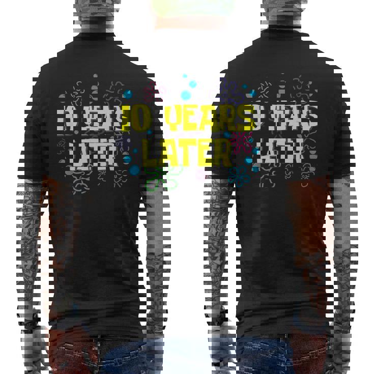 10歳の誕生日 10年後 10歳の誕生日 メンズTシャツ バックプリント