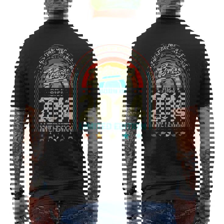 12歳の誕生日 12歳 144ヶ月 すごい生まれ 2014 メンズTシャツ バックプリント