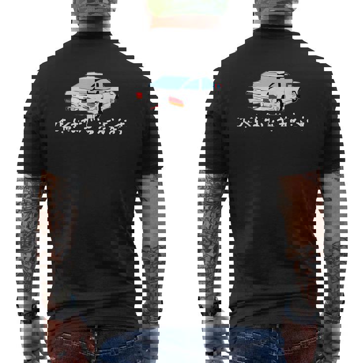 180Sx ドリフト用の車 横滑り車 メンズTシャツ バックプリント