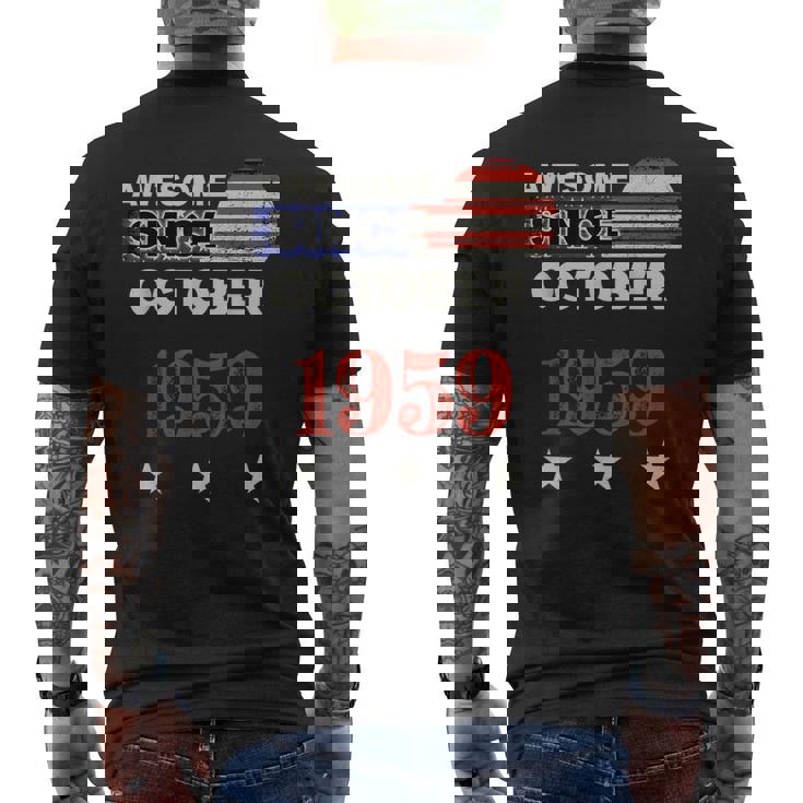 1959年以来素晴らしいヴィンテージアメリカ国旗クラシック1959年10月。 メンズTシャツ バックプリント