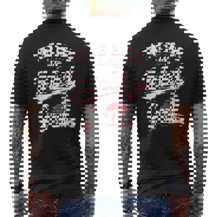 300は私の聖杯 ボウラーテンピンボウリング メンズTシャツ バックプリント