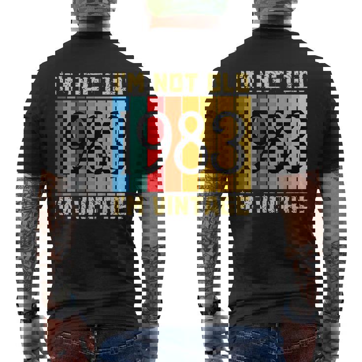 41 Años Nooyiejooyintage 1983 41 Cumpleaños Camiseta Hombre Estampado Espalda