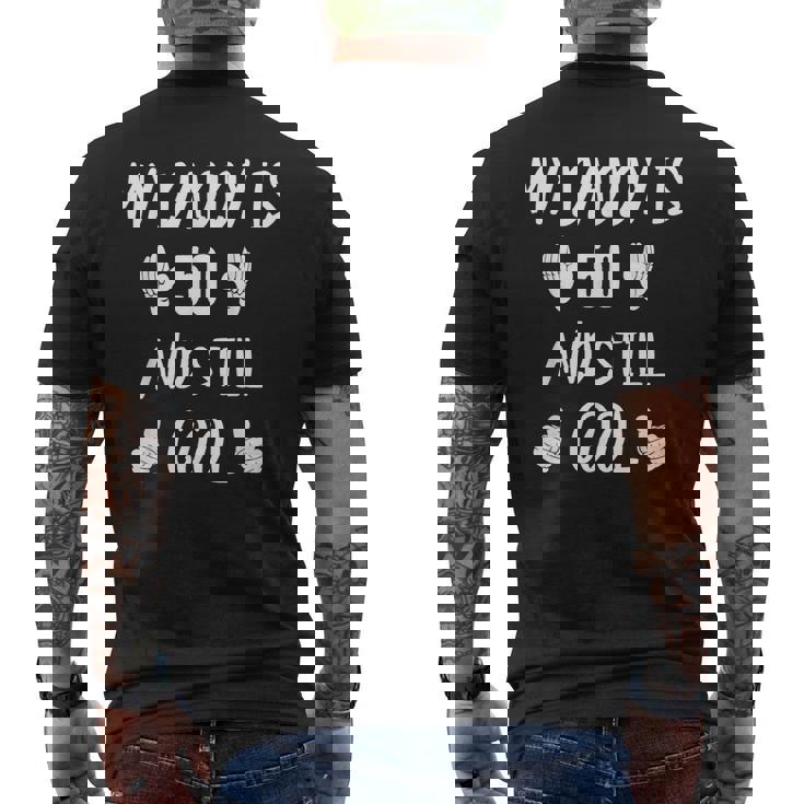 50 Anni Papà Compleanno T-shirt da uomo con stampa posteriore