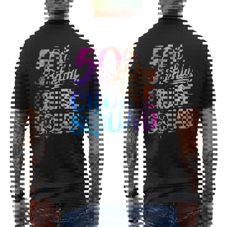 50Th Birthday Cruise Squad 50Th Birthday Cruise Party Men's T-shirt Back Print