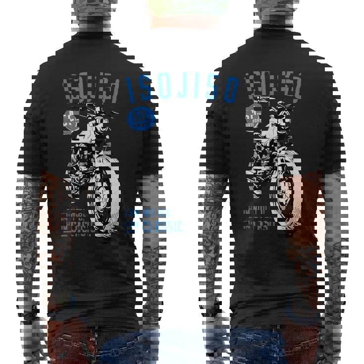 50歳 早寿お祝い 五十路 バイク好き 車好き クラシックバイク I'm Not Old I'm Classic メンズTシャツ バックプリント