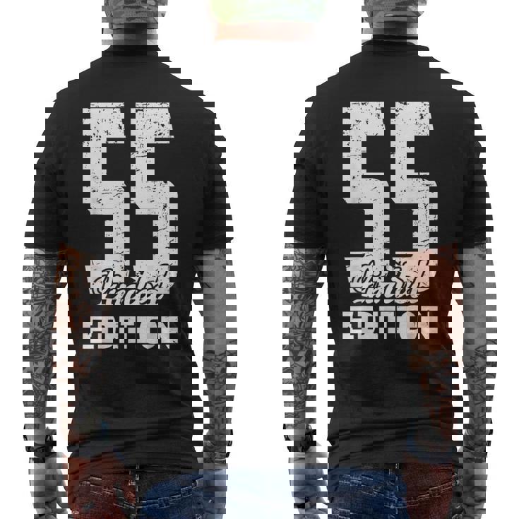 55歳の誕生日 限定版 記念日 ヴィンテージ 55歳 メンズTシャツ バックプリント