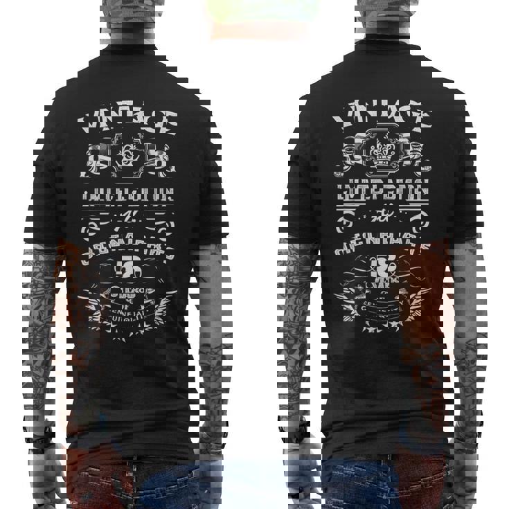 58歳の誕生日デコレーション 58歳の誕生日ギフト 男性用 メンズTシャツ バックプリント